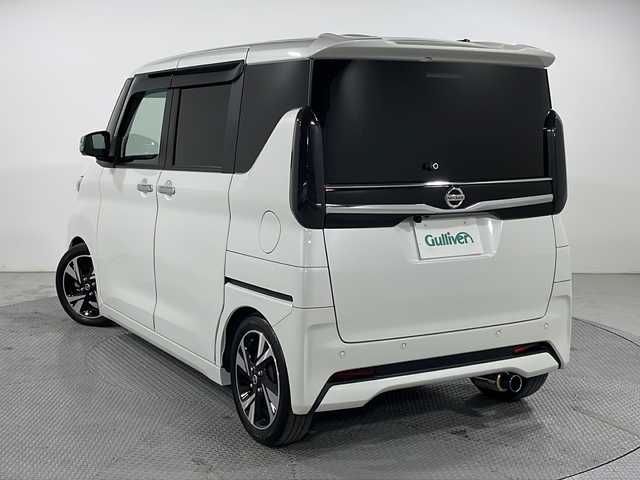 日産 ルークス HWS Gターボ プロパイロットED 広島県 2022(令4)年 1.7万km ホワイトパール プロパイロット/インテリジェントアラウンドビューモニター/純正9型ナビ(MM321D-L)/・Bluetooth/・フルセグテレビ/・CD/DVD/両側パワースライドドア/インテリジェントエマージェンシーブレーキ/車線逸脱警報/踏み間違い衝突防止アシスト/オートマチックハイビーム/LEDヘッドランプ/LEDフロントフォグランプ/電動パーキングブレーキ/オートブレーキホールド/革巻きステアリングホイール/ドライブレコーダー/ETC/スマートキー