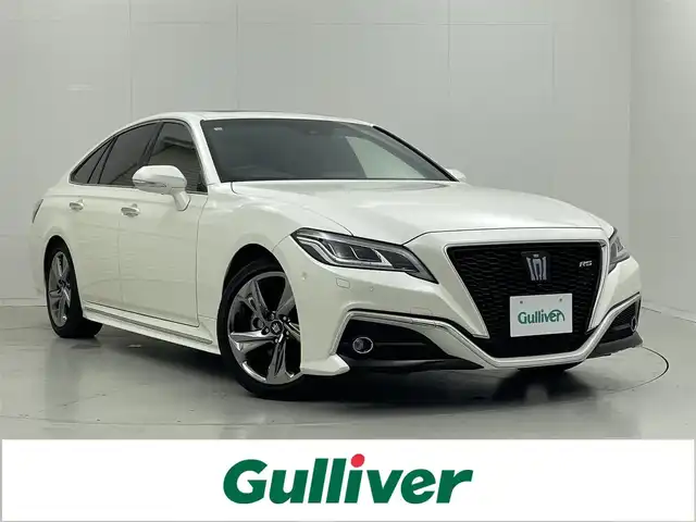 トヨタ クラウン ハイブリッド RS アドバンス 茨城県 2020(令2)年 3.2万km ホワイトパールクリスタルシャイン 純正ナビ/全方位カメラ/フルセグ/サンルーフ/デジタルインナーミラー/衝突被害軽減ブレーキ/車線逸脱抑制装置/レーダークルーズコントロール/オートマチックハイビーム/クリアランスソナー/BSM/ETC2.0/ドラレコ/HUD/シートヒーター/ベンチレーション/ステアリングヒーター/純正18インチAW/LEDヘッドライト/スマートキー