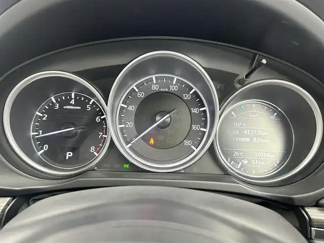 マツダ ＣＸ－５ 25S Lパッケージ 愛知県 2017(平29)年 3.1万km ソウルレッドクリスタルM HUD/ビルトインETC/ドライブレコーダー（前後）/純正SDナビ/バックカメラ/サイドカメラ（左側）/USBポート/ステアリングリモコン/ステアリングヒーター/合皮レザーシート（白）/パワーシート/シートメモリー/シートヒーター/iACTIVSENSE/ 　 ・スマートSCBS/　　・レーンキープアシスト/　　・レーダークルーズコントロール/　　・リアクロストラフィックアラート/　　・リアパーキングセンサー/　　・レーンディバーチャーワーニングシステム/スマートキー