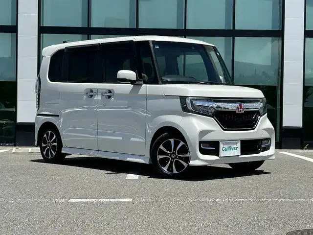 ホンダ Ｎ ＢＯＸ カスタム G EX ホンダセンシング 和歌山県 2017(平29)年 4.4万km プレミアムホワイトパールⅡ 純正ナビ/バックカメラ/デジタルインナーミラー/両側パワースライドドア/衝突軽減ブレーキ/レーンキープ/クルーズコントロール/アイドリングストップ/ETC/前後ドライブレコーダー/純正フロアマット/純正アルミホイール/LEDヘッドライト/フォグランプ/オートライト/オートマチックハイビーム