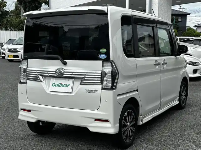 ダイハツ タント カスタムX トップED LTD SAⅢ 熊本県 2018(平30)年 10.9万km パールホワイトⅢ 純正メモリナビ（NMZK-W68d）/【フルセグTV/Bluetooth/CD/DVD】/全方位カメラ/バックカメラ/衝突軽被害減ブレーキ/コーナーセンサー/ハーフレザーシート/運転席シートヒーター/オートLEDヘッドライト/オートハイビーム/アイドリングストップ/横滑り防止/ETC/革巻きステアリング/ステアリングスイッチ/オートエアコン/ターボ/プッシュスタート/スマートキー