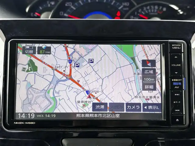ダイハツ タント カスタムX トップED LTD SAⅢ 熊本県 2018(平30)年 10.9万km パールホワイトⅢ 純正メモリナビ（NMZK-W68d）/【フルセグTV/Bluetooth/CD/DVD】/全方位カメラ/バックカメラ/衝突軽被害減ブレーキ/コーナーセンサー/ハーフレザーシート/運転席シートヒーター/オートLEDヘッドライト/オートハイビーム/アイドリングストップ/横滑り防止/ETC/革巻きステアリング/ステアリングスイッチ/オートエアコン/ターボ/プッシュスタート/スマートキー