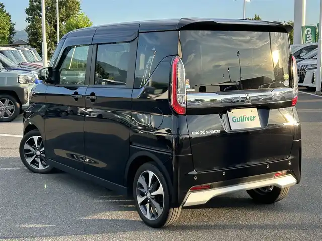 三菱 ｅＫクロススペース G プラスエディション 奈良県 2021(令3)年 2.6万km アメジストブラック 純正９インチナビ（MM320D-LM）/（フルセグ／ＢＴ／ＣＤ／ＤＶＤ）/全方位モニター/前後コーナーセンサー/衝突軽減システム/レーンキープアシスト/両側パワースライドドア/前席シートヒーター/後席サンシェード/前方ドライブレコーダー/ＥＴＣ/純正15インチAW/保証書/スペアキーX1