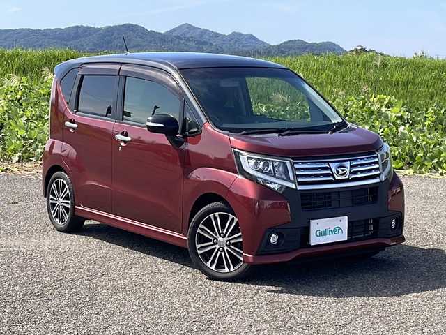 ダイハツ ムーヴ カスタム RS 新潟県 2015(平27)年 6.7万km ブラックマイカメタリック/ファイアークォーツレッドメタリック 2トーン 社外SDナビ(MDV-Z701W)/CD/DVD/BT/フルセグテレビ/バックカメラ/ETC/ドライブレコーダー/ベンチシート/ステアリングスイッチ/スマートキー/プッシュスタート/LEDヘッドライト/オートライト/フォグランプ/純正15インチアルミホイール