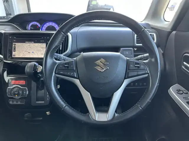 スズキ ソリオ バンディット HV MV Dカメラ ブレーキS 静岡県 2016(平28)年 5.9万km ピュアホワイトP デュアルカメラブレーキサポート/純正メモリーナビ/フルセグTV/全周囲カメラ/ＢＴオーディオ/ＣＤ再/ＥＴＣ/シートヒーター/クルコン/電動スライドドア/オートエアコン/LEDヘッドライト/フォグランプ/純正１５ＡＷ