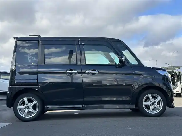 スズキ スペーシア カスタム Z ターボ 道北・旭川 2017(平29)年 3.9万km ブルーイッシュブラックパール3 (株)IDOMが運営する【じしゃロン旭川店】の自社ローン専用車両になります。こちらは現金またはオートローンご利用時の価格です。自社ローンご希望の方は別途その旨お申付け下さい/　/・純正ナビ(CD/DVD/BT/フルセグ)/・アラウンドビューモニター/・ETC/・レーダーブレーキ/・クルーズコントロール/・パドルシフト/・ステアリングリモコン/・片側パワースライドドア/・両席シートヒーター/・ミラーヒーター/・電動格納ウィンカーミラー/・スマートキー2個/・フォグランプ/・積込サマータイヤ 純正AW165/55R15