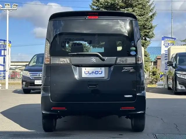 スズキ スペーシア カスタム Z ターボ 道北・旭川 2017(平29)年 3.9万km ブルーイッシュブラックパール3 (株)IDOMが運営する【じしゃロン旭川店】の自社ローン専用車両になります。こちらは現金またはオートローンご利用時の価格です。自社ローンご希望の方は別途その旨お申付け下さい/　/・純正ナビ(CD/DVD/BT/フルセグ)/・アラウンドビューモニター/・ETC/・レーダーブレーキ/・クルーズコントロール/・パドルシフト/・ステアリングリモコン/・片側パワースライドドア/・両席シートヒーター/・ミラーヒーター/・電動格納ウィンカーミラー/・スマートキー2個/・フォグランプ/・積込サマータイヤ 純正AW165/55R15