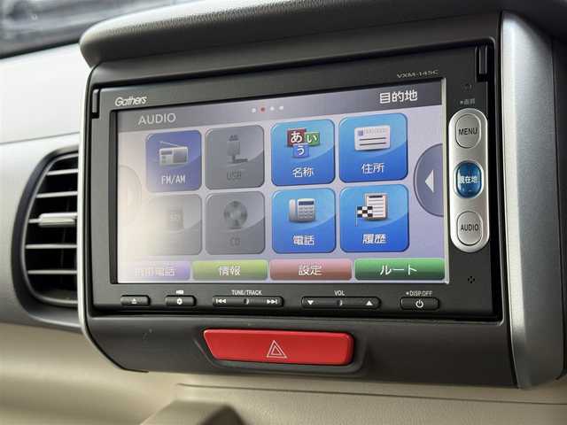 ホンダ Ｎ ＢＯＸ ＋ G Lパッケージ 青森県 2014(平26)年 3.4万km カトラリーシルバーM ・４WD/・純正ナビ/・FM/AM/CD/・片側スライドドア/・横滑り抑制装置/・アイドリングストップ/・プッシュスタート/・シガーソケット/・ECONボタン/・ステアリングスイッチ/・純正フロアマット/・純正AW14インチ装着/・ドアバイザー/・オートライト/・保証書・取説あり