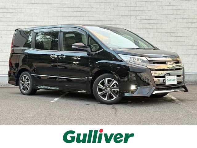 トヨタ ノア Si ダブルバイビーⅡ 大阪府 2020(令2)年 2.4万km ブラック トヨタセーフティーセンス　/純正9インチメモリナビ/　　CD/DVD/BT/フルセグ　/バックカメラ　/両側パワースライドドア /クルーズコントロール /LEDオートライト /ハーフレザーシート /純正16インチアルミホイール /ステアリングスイッチ/純正ETC