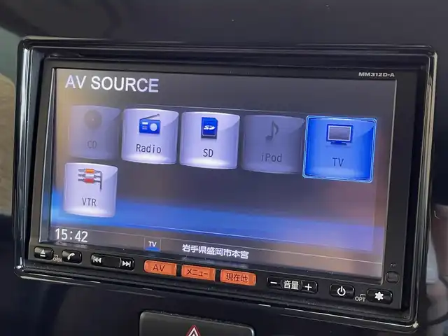 日産 モコ X 岩手県 2012(平24)年 9.8万km アーバンブラウン バックカメラ/純正ナビ（CD SD フルセグ）/エンジンスターター/オートエアコン/ETC/ドアミラーウインカー/ヘッドライトレベライザー/ベンチシート/助手席アンダーボックス/純正ホイールキャップ