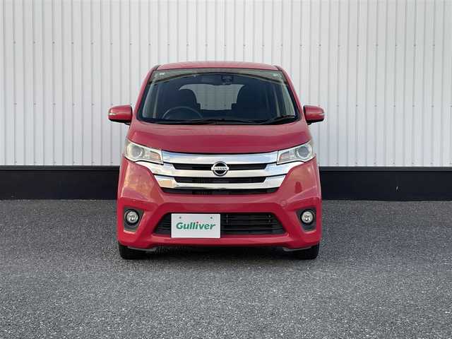日産 デイズ ハイウェイスターG ターボ 千葉県 2015(平27)年 4.8万km アゼリアピンク 純正7インチナビ/(CD、DVD、フルセグTV)/アラウンドビューモニター/衝突被害軽減システム/横滑り防止装置/ETC/ドライブレコーダー/LEDヘッドライト/フォグランプ/オートライト/ウィンカーミラー/電動格納ミラー/純正15インチAW/プッシュスタート/スマートキー/フロアマット/ドアバイザー/取扱説明書/保証書