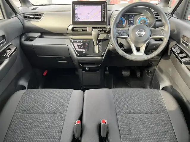 日産 ルークス ハイウェイスター X 奈良県 2024(令6)年 0.3万km ホワイトパール ワンオーナー/禁煙車/純正メーカーナビ/フルセグテレビ/Ｂｌｕｅｔｏｏｔｈ/全方位モニター/前後ドライブレコーダー/プッシュスタート/アイドリングストップ/オートマチックハイビーム/純正フロアマット/コーナーセンサー/片側パワースライドドア/純正アルミホイール