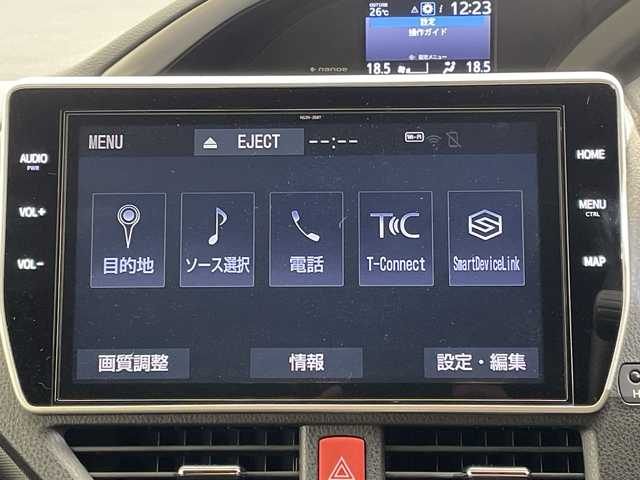 トヨタ ヴォクシー ZS 煌Ⅲ 愛媛県 2021(令3)年 3.5万km イナズマスパーキングブラックガラスフレーク ・１０型ナビ/（フルセグ/Bluetooth/CD/DVD/USB)/・バックカメラ/・衝突軽減ブレーキ/・前後ドライブレコーダー/・ＥＴＣ/・レーダークルーズコントロール/・１２．１型後席モニター/・両側パワースライドドア/・前後コーナーセンサー/・レーンキープアシスト/・オートマチックハイビーム/・LEDヘッドライト
