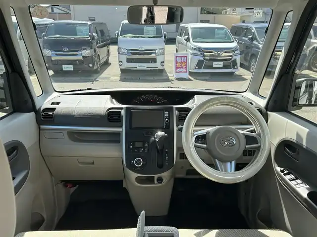 ダイハツ タント X SA 富山県 2014(平26)年 6.8万km ブラックマイカメタリック 純正SDナビ/フルセグＴＶ／Bluetooth/パワースライドドア/バックカメラ/スマートアシスト/ＥＴＣ/スマートキー/プッシュスタート/純正フロアマット/オートライト/オートエアコン/電動格納ミラー/ドアバイザー