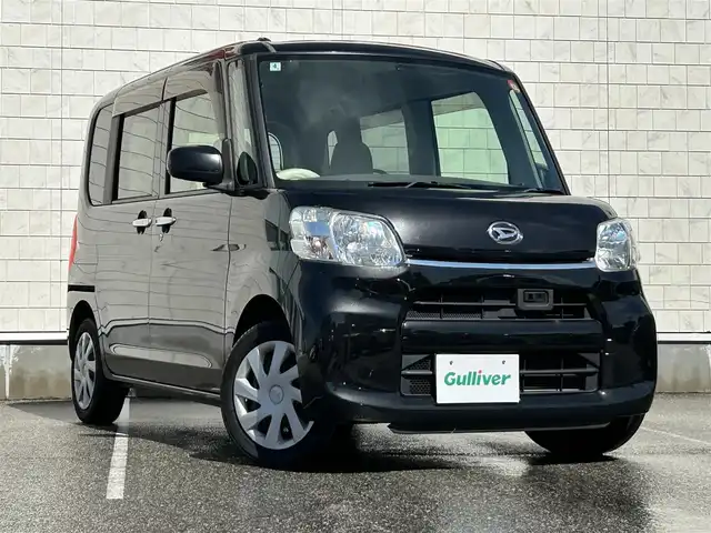 ダイハツ タント X SA 富山県 2014(平26)年 6.8万km ブラックマイカメタリック 純正SDナビ/フルセグＴＶ／Bluetooth/パワースライドドア/バックカメラ/スマートアシスト/ＥＴＣ/スマートキー/プッシュスタート/純正フロアマット/オートライト/オートエアコン/電動格納ミラー/ドアバイザー