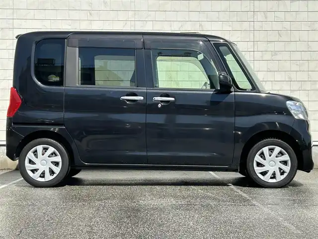ダイハツ タント X SA 富山県 2014(平26)年 6.8万km ブラックマイカメタリック 純正SDナビ/フルセグＴＶ／Bluetooth/パワースライドドア/バックカメラ/スマートアシスト/ＥＴＣ/スマートキー/プッシュスタート/純正フロアマット/オートライト/オートエアコン/電動格納ミラー/ドアバイザー