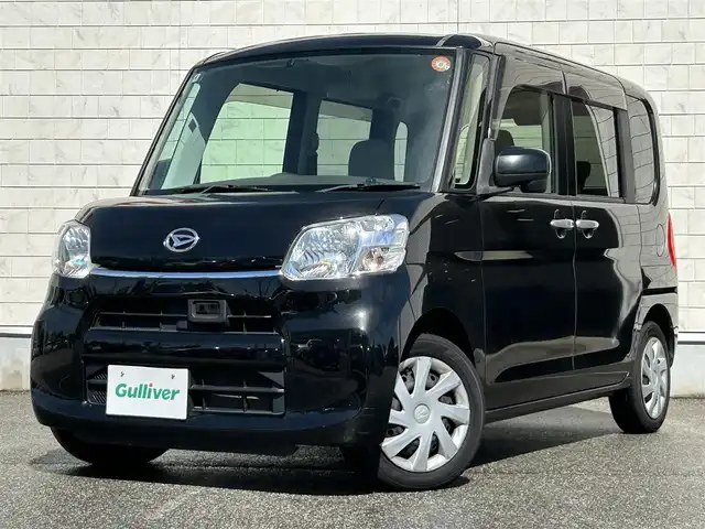 ダイハツ タント X SA 富山県 2014(平26)年 6.8万km ブラックマイカメタリック 純正SDナビ/フルセグＴＶ／Bluetooth/パワースライドドア/バックカメラ/スマートアシスト/ＥＴＣ/スマートキー/プッシュスタート/純正フロアマット/オートライト/オートエアコン/電動格納ミラー/ドアバイザー