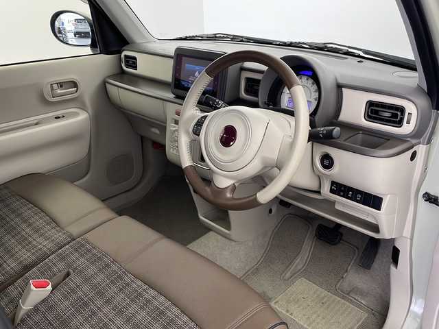 スズキ ラパン ＬＣ L 栃木県 2022(令4)年 1.2万km トラッドカーキメタリック 純正ディスプレイオーディオ/Bluetooth/USB/バックカメラ/衝突被害軽減ブレーキ/レーンキープ/ＬＥＤライト/専用シート/シートヒーター/スマートキー/プッシュスタート/前後ドライブレコーダー