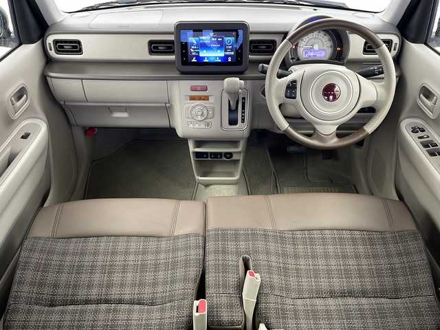 スズキ ラパン ＬＣ L 栃木県 2022(令4)年 1.2万km トラッドカーキメタリック 純正ディスプレイオーディオ/Bluetooth/USB/バックカメラ/衝突被害軽減ブレーキ/レーンキープ/ＬＥＤライト/専用シート/シートヒーター/スマートキー/プッシュスタート/前後ドライブレコーダー