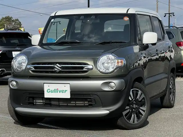 スズキ クロスビー HYBRID MV 道央・札幌 2024(令6)年 5.1万km タフカーキパールメタリック/ホワイト2トーン ４WD/社外メモリーナビ/AM/FM/BT/SD/CD/スズキセーフティサポート/衝突被害軽減ブレーキ/横滑り防止装置/レーダークルーズコントロール/レーンキープアシスト/ダウンヒルアシストコントロール/グリップコントロール/クリアランスソナー/バックカメラ/ビルトインETC/アイドリングストップ/SNOWMODE/SPORTMODE/前席シートヒーター/ステアリングリモコン/パドルシフト/MTモード付AT/プッシュスタート/スマートキー/ハロゲンヘッドライト/オートライト/オートマチックハイビーム/ヘッドライトレベライザー/電動格納ミラー/ヒーテッドドアミラー/純正フロアマット