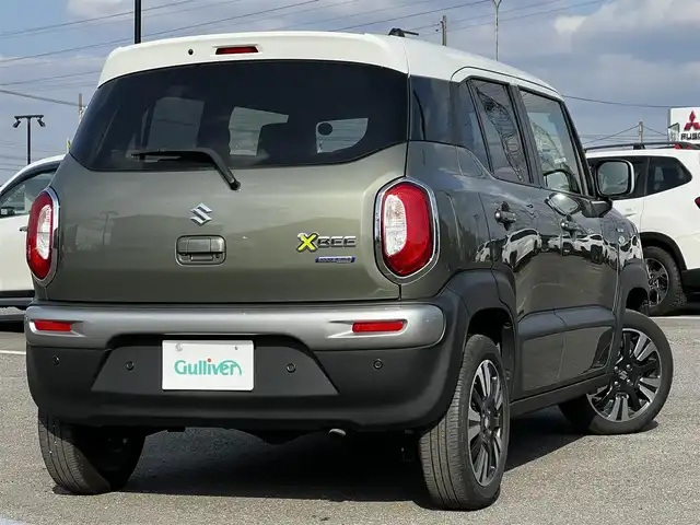 スズキ クロスビー HYBRID MV 道央・札幌 2024(令6)年 5.1万km タフカーキパールメタリック/ホワイト2トーン ４WD/社外メモリーナビ/AM/FM/BT/SD/CD/スズキセーフティサポート/衝突被害軽減ブレーキ/横滑り防止装置/レーダークルーズコントロール/レーンキープアシスト/ダウンヒルアシストコントロール/グリップコントロール/クリアランスソナー/バックカメラ/ビルトインETC/アイドリングストップ/SNOWMODE/SPORTMODE/前席シートヒーター/ステアリングリモコン/パドルシフト/MTモード付AT/プッシュスタート/スマートキー/ハロゲンヘッドライト/オートライト/オートマチックハイビーム/ヘッドライトレベライザー/電動格納ミラー/ヒーテッドドアミラー/純正フロアマット