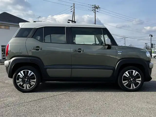 スズキ クロスビー HYBRID MV 道央・札幌 2024(令6)年 5.1万km タフカーキパールメタリック/ホワイト2トーン ４WD/社外メモリーナビ/AM/FM/BT/SD/CD/スズキセーフティサポート/衝突被害軽減ブレーキ/横滑り防止装置/レーダークルーズコントロール/レーンキープアシスト/ダウンヒルアシストコントロール/グリップコントロール/クリアランスソナー/バックカメラ/ビルトインETC/アイドリングストップ/SNOWMODE/SPORTMODE/前席シートヒーター/ステアリングリモコン/パドルシフト/MTモード付AT/プッシュスタート/スマートキー/ハロゲンヘッドライト/オートライト/オートマチックハイビーム/ヘッドライトレベライザー/電動格納ミラー/ヒーテッドドアミラー/純正フロアマット