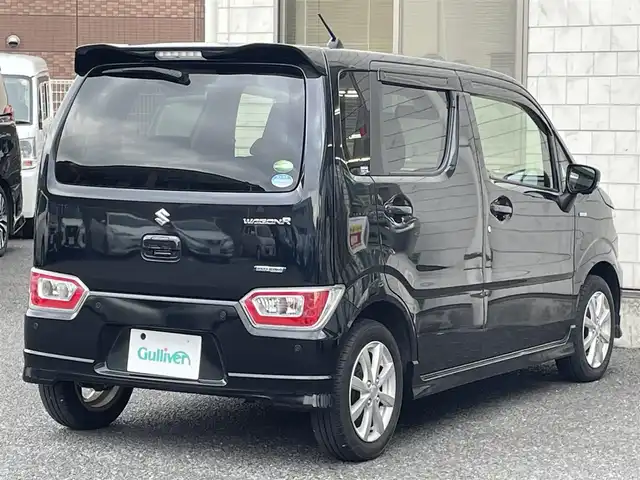 スズキ ワゴンＲ HYBRID FZ 福岡県 2020(令2)年 2.6万km ブルーイッシュブラックパール3 Panasonicメモリナビ【CN-RZ753W】/　(AM/FM/CD/DVD/Bluetooth/フルセグTV)/全方位モニター/バックカメラ/スズキセーフティサポート/・デュアルセンサーブレーキサポート/・誤発進抑制/・車線逸脱警報/・ふらつき警報/・先行車発進お知らせ/・ハイビームアシスト/・後退時ブレーキサポート/・後方誤発進抑制/・リヤパーキングセンサー/・ヘッドアップディスプレイ/横滑り防止/アイドリングストップ/純正14インチアルミホイール/ドアバイザー/ビルトインETC/革巻きステアリング/ステアリングスイッチ/シートヒーター(D)/純正フロアマット/アクセサリーソケット/ISOFIX/保証書/取扱説明書/ナビ取扱説明書