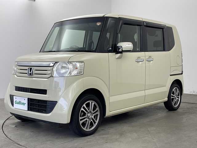 ホンダ Ｎ ＢＯＸ G SSパッケージ 兵庫県 2013(平25)年 2.9万km ヒダマリアイボリーパール ・純正メモリナビ/・CD/DVD/USB/SD/VTR/・両側パワースライドドア/・横滑り防止装置/・ドライブレコーダー（前後）/・バックカメラ/・ETC/・スマートキー/・プッシュスタート/・ステアリングスイッチ/・ベンチシート/・純正フロアマット/・純正アルミホイール/・電動格納ミラー