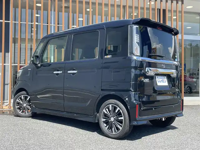 マツダ フレアワゴン カスタムスタイル ハイブリッド XT 千葉県 2020(令2)年 10.9万km ブルーイッシュブラックパール3 (株)IDOMが運営する【じしゃロン八千代店】の自社ローン対象車両になります。こちらは現金またはオートローンご利用時の価格です。自社ローンご希望の方は別途その旨お申付け下さい/純正ナビ（CN-RZ753W）/・CD/DVD/・Bluetooth接続/・フルセグTV/ビルトインETC/D席シートヒーター/クルーズコントロール/両側パワースライドドア/HUD/LEDヘッドライト/フォグランプ/プッシュスタート/スマートキー/スペアキー/パドルシフト