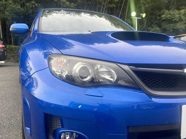 スバル インプレッサ ＷＲＸ 京都府 2012(平24)年 12.7万km WRブルーマイカ carrozzeriaナビ（AVIC-HRZ900））/・ワンセグTV/CD/DVD/BT Audio/ETC/社外デジタルインナーミラードラレコ/プッシュスタート/社外車高調/社外エアクリ/社外ステアリング（エアバック無）/社外テールランプ/運転席パワーシート/純正足回り車載/純正ステアリング車載/純正テールランプ車載/タイミングベルト交換済（記録簿有）/ウォーターポンプ交換済（記録簿有）/サーモスタット交換済（記録簿有）