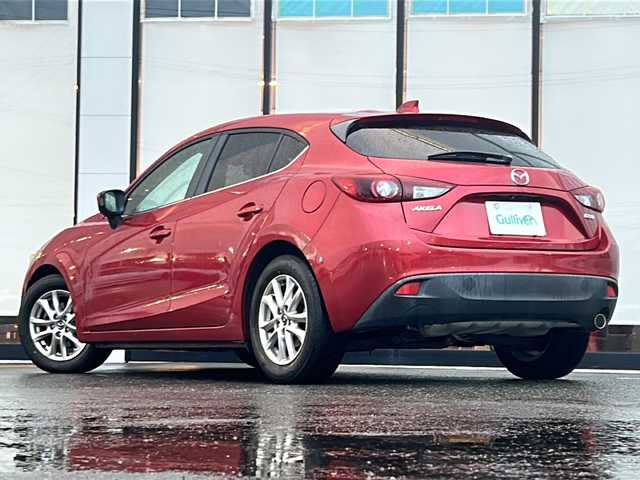 マツダ アクセラ スポーツ 15S 山形県 2014(平26)年 9.5万km ソウルレッドプレミアムメタリック 禁煙車/横滑り防止装置/純正ナビ/（Bluetooth/CD/DVD/ワンセグ)/バックカメラ/LEDオートライト/フォグランプ/ステアリングスイッチ/ビルトインETC/純正AW/純正フロアマット/電動格納ミラー/プッシュスタート/スマートキー×2