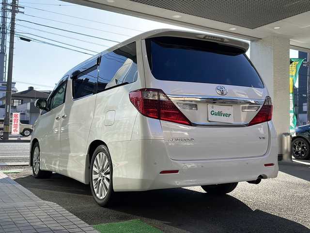 トヨタ アルファード 350S Cパッケージ 高知県 2012(平24)年 9.2万km ホワイトパールクリスタルシャイン サンルーフ/純正ナビ/・フルセグTV/・Bluetooth/・CD/純正フリップダウンモニター/両側電動スライド/バックモニター/パワーバックドア/クルーズコントロール/プッシュスタート/コーナーセンサー/オートライト/黒レザー/・パワーシート/・シートヒーター