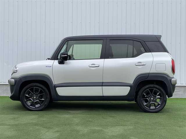 スズキ クロスビー HYBRID MZ 香川県 2019(令1)年 5万km ピュアホワイトパール/ブラック2トーンルーフ 登録時走行距離：49366km/ケンウッドナビ/全方位カメラ/サイドミラー付きドアミラー/ダブルサイドエアバック/カーテンエアバック/横滑り防止システム/レーンキープアシスト/オートライト/バックコーナーセンサー/LEDヘッドライト/リアエアロ付き/純正アルミ１６インチ/プッシュスタート/スマートキー