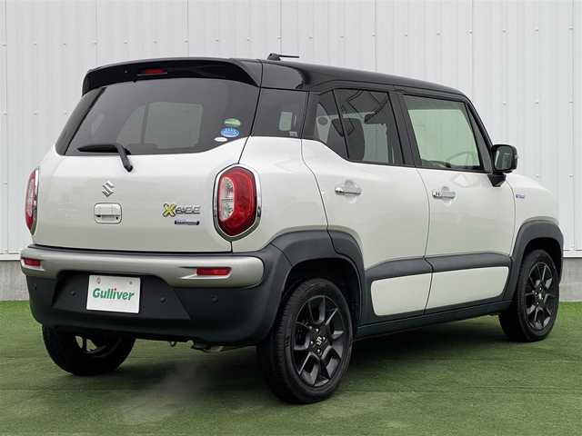 スズキ クロスビー HYBRID MZ 香川県 2019(令1)年 5万km ピュアホワイトパール/ブラック2トーンルーフ 登録時走行距離：49366km/ケンウッドナビ/全方位カメラ/サイドミラー付きドアミラー/ダブルサイドエアバック/カーテンエアバック/横滑り防止システム/レーンキープアシスト/オートライト/バックコーナーセンサー/LEDヘッドライト/リアエアロ付き/純正アルミ１６インチ/プッシュスタート/スマートキー