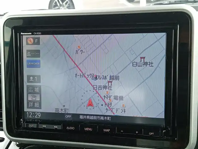 スズキ スペーシア カスタム HYBRID XS ターボ 福井県 2018(平30)年 6.6万km ピュアホワイトパール/ブラック2トーン 衝突被害軽減システム/８型ナビ（CN-RZ83）/・（フルセグTV/CD/DVD/Bluetooth）/全方位カメラ　/両側パワースライド　/前方ドライブレコーダー/前席シートヒーター/クルーズコントロール/ＬＥＤヘッドライト　/ビルトインＥＴＣ/パドルシフト/リアサーキュレーター