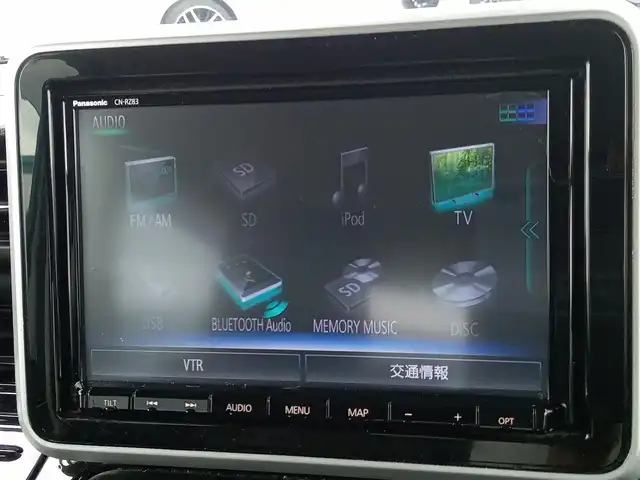 スズキ スペーシア カスタム HYBRID XS ターボ 福井県 2018(平30)年 6.6万km ピュアホワイトパール/ブラック2トーン 衝突被害軽減システム/８型ナビ（CN-RZ83）/・（フルセグTV/CD/DVD/Bluetooth）/全方位カメラ　/両側パワースライド　/前方ドライブレコーダー/前席シートヒーター/クルーズコントロール/ＬＥＤヘッドライト　/ビルトインＥＴＣ/パドルシフト/リアサーキュレーター