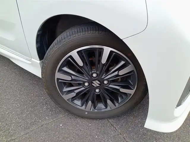スズキ スペーシア カスタム HYBRID XS ターボ 福井県 2018(平30)年 6.6万km ピュアホワイトパール/ブラック2トーン 衝突被害軽減システム/８型ナビ（CN-RZ83）/・（フルセグTV/CD/DVD/Bluetooth）/全方位カメラ　/両側パワースライド　/前方ドライブレコーダー/前席シートヒーター/クルーズコントロール/ＬＥＤヘッドライト　/ビルトインＥＴＣ/パドルシフト/リアサーキュレーター