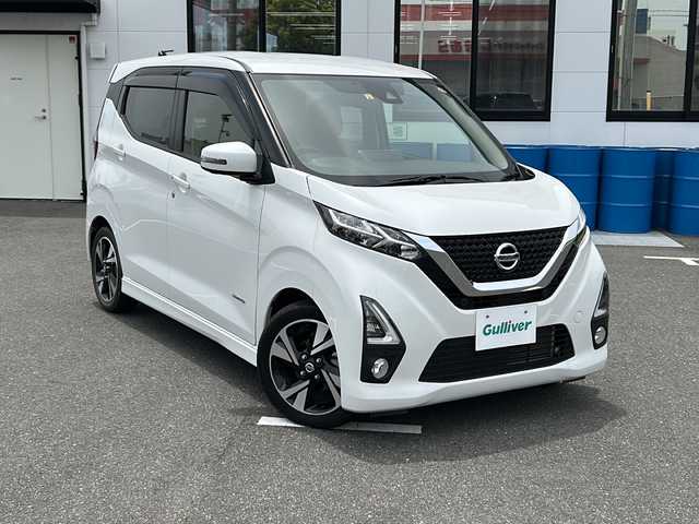 日産 デイズ HWS G ターボ プロパイロットED 山口県 2020(令2)年 2.9万km ホワイトパール 純正9インチナビ【MM319D-L】/フルセグテレビ/Bluetooth/アラウンドビューモニター/プロパイロット/コーナーセンサー/ETC/純正フロアマット/純正LEDヘッドライト/純正15インチAW/サイドバイザー