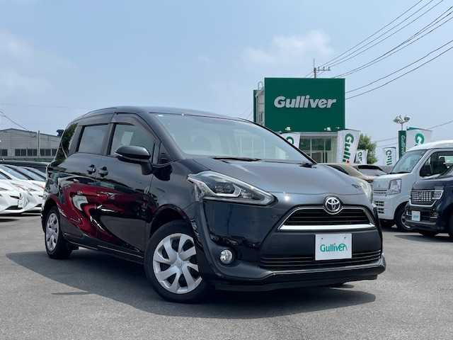 トヨタ シエンタ G 静岡県 2016(平28)年 7万km ブラックマイカ ●純正ナビ/(ワンセグ/CD/DVD/Bluetooth)/(NSCD-W66)/●前席シートヒーター/●バックカメラ/●オートライト/●革巻きステアリング/●ステアリングスイッチ/●ETC/●電動格納ウィンカーミラー/●ドアバイザー/●スマートキー/●プッシュスタート/●ダブルSRS＋ABS/●車両取扱説明書/●ナビ取扱説明書