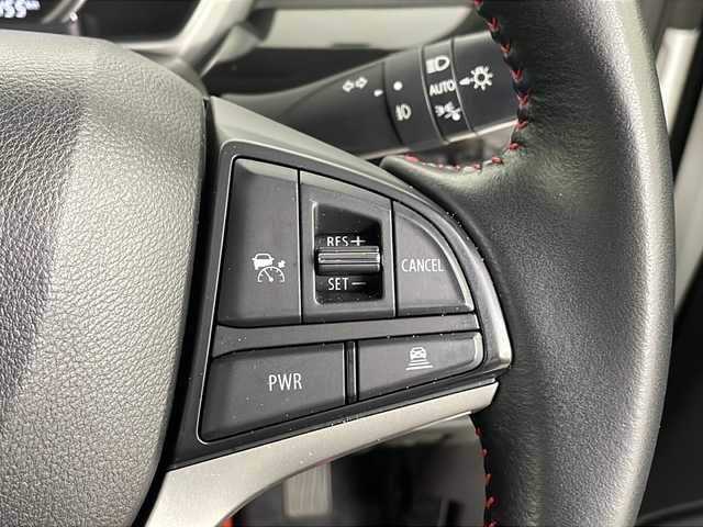スズキ スペーシア カスタム HYBRID XS 埼玉県 2021(令3)年 3.8万km ピュアホワイトパール/ブラック2トーン 社外9型ナビ/（BT/CD/DVD/AM/FM/フルセグTV/applycarplay）/バックカメラ/スズキセーフティサポート/・デュアルセンサーブレーキサポート/・誤発進抑制機能/・車線逸脱警報機能/・アダプティブクルーズコントロール/両側パワースライドドア/シートヒーター/ビルトインETC/純正アルミホイール/純正フロアマット/LEDライト
