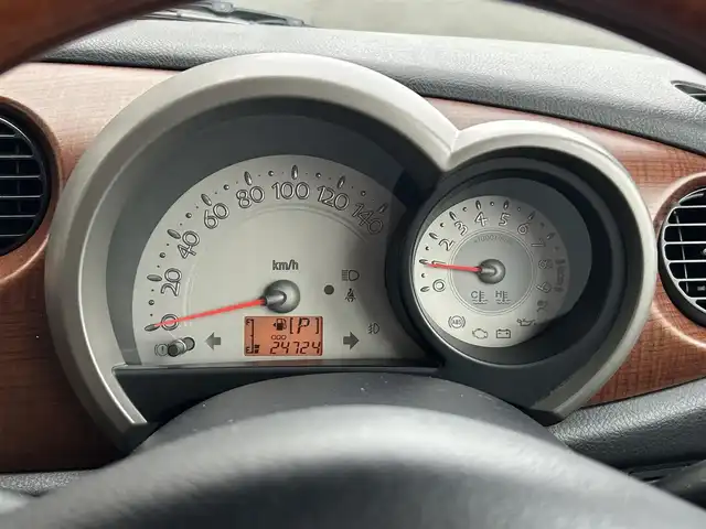 ダイハツ ミラ ジーノ プレミアムX 静岡県 2008(平20)年 2.5万km ブライトシルバーメタリック 純正オーディオディスプレイ/純正フロアマット/エアバッグ/ハロゲンライト/スペアタイヤ/フルフラットシート/電動格納ミラー/純正14AW