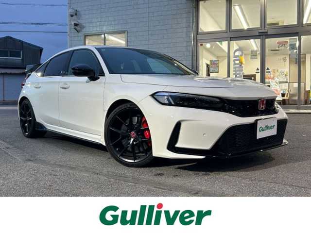 ホンダ シビック タイプR 愛知県 2024(令6)年 0.6万km チャンピオンシップホワイト 6MT ワンオーナー　ホンダセンシング　純正９型ディスプレイ（ナビ/スマホ連携/Bluetooth/USB/TV)　バックカメラ　ＥＴＣ2.0　タイプＲ専用リアスポイラー　ブレンボキャリパー　ブラインドスポットモニター　アダプティブクルーズコントロール　レーンアシスト LEDヘッドライト