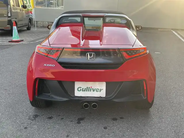 ホンダ Ｓ６６０ α 愛知県 2019(平31)年 2.6万km フレームレッド スマートキー/スペアースマートキー1本/バックカメラ/6速ミッション/社外マフラー（HKS)