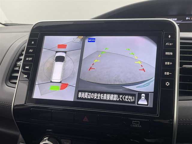 日産 セレナ ハイウェイスター V 熊本県 2019(令1)年 4.3万km ダイヤモンドブラック 純正１０インチナビ　フリップダウンモニター　アラウンドビューモニター　ＢＳＩ　ＥＴＣ　ドライブレコーダー　クルーズコントロール　純正アルミホイール　オートライト　ＬＥＤヘッドライト　地デジフルセグ