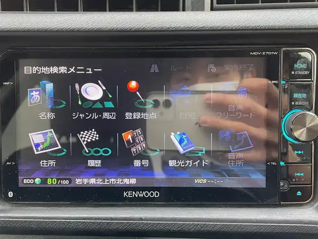 トヨタ アクア S 岩手県 2014(平26)年 12.5万km ディープアメジストマイカメタリック 横滑り防止装置/社外メモリナビ/　　CD/DVD/BT/フルセグTV/バックカメラ/オートライト/純正１５インチアルミホイール/オートエアコン/アイドリングストップ/スマートキー/ETC