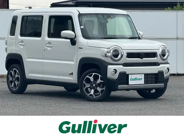 スズキ ハスラー HYBRID X 岩手県 2022(令4)年 0.9万km ピュアホワイトP 4WD/社外SDナビ/　　・CD/DVD/BT/フルセグ/LEDオートライト/シートヒーター/純正15インチアルミホイール/ステアリングスイッチ/アイドリングストップ/USBポート/スマートキー/ETC
