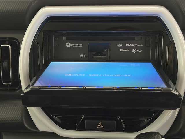 スズキ ハスラー HYBRID X 長野県 2022(令4)年 0.9万km ピュアホワイトP 4WD/純正ナビ（TV/BT/AM/FM/CD/DVD)/デジタルインナーミラー/ドライブレコーダー前後/オートライト/プッシュスタート/純正フロアマット/シートヒーター/ETC/ステアリングスイッチ/電格ミラー/ウィンカーミラー