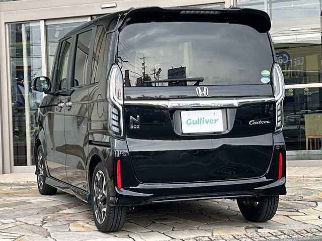 ホンダ Ｎ ＢＯＸ カスタム G L ターボ ホンダセンシング 静岡県 2019(令1)年 5.2万km クリスタルブラックパール 純正SDナビ/・CD/・DVD/・フルセグTV/・Bluetooth/・USB/・AM/・FM/主要装備/・ホンダセンシング/・衝突軽減/・レーンキープ/・追従クルコン/・コーナーセンサー/・両側パワスラ/・バックカメラ/・ETC/・ドラレコ/・LEDヘッドライト/・オートハイビーム/・純正アルミホイール