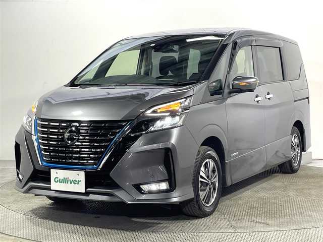 日産 セレナ e－パワー ハイウェイスター V 大阪府 2022(令4)年 1.5万km ダークメタルグレー ProPILOT 純正ナビ(フルセグ/DVD再生/Bluetooth) 360カメラ 後席モニター ETC デジタルインナーミラー 衝突軽減 レーダークルコン BSM クリアランスソナー ワンオーナー