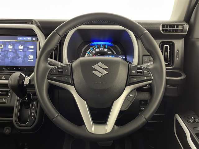 スズキ ハスラー HYBRID X ターボ 宮崎県 2020(令2)年 1.2万km オフブルーM 禁煙車/衝突被害軽減ブレーキ/純正9型ナビTV/（スズキコネクト/CD/DVD/Bluetooth/フルセグTV)/純正ビルトイン2.0ETC/純正LEDオートライト/純正LEDフォグ/純正15インチアルミ/純正セキュリティアラーム/社外ドライブレコーダー/アダプティブクルーズコントロール/レーンディパーチャーアラート/クリアランスソナー/エネチャージ/前席シートヒーター/パドルシフト/本革巻ハンドル/オートエアコン/スマートキー/プッシュエンジンスタート